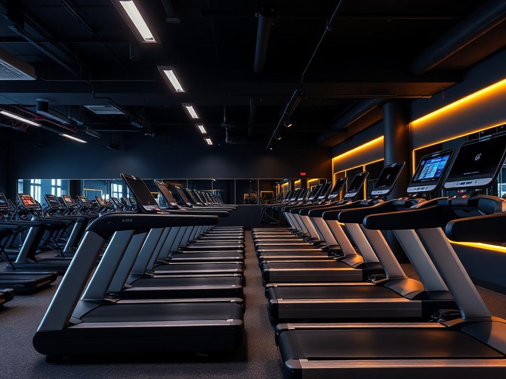 Esteiras e área de cardio da BlackFit
