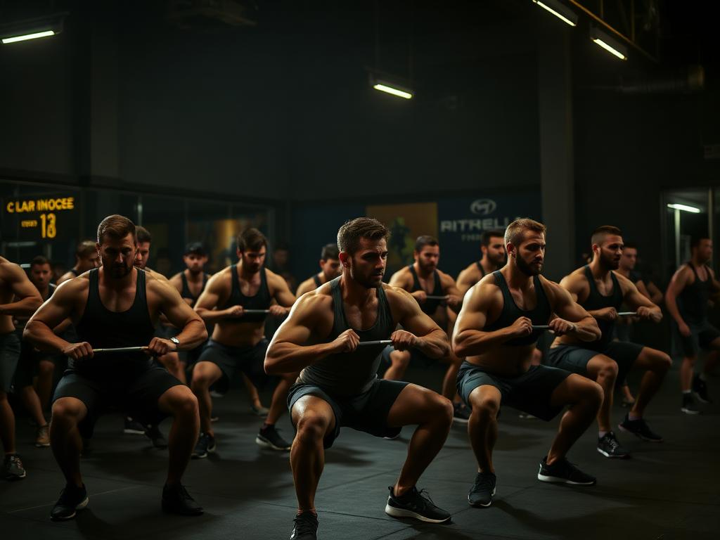 Pessoas treinando na academia BlackFit